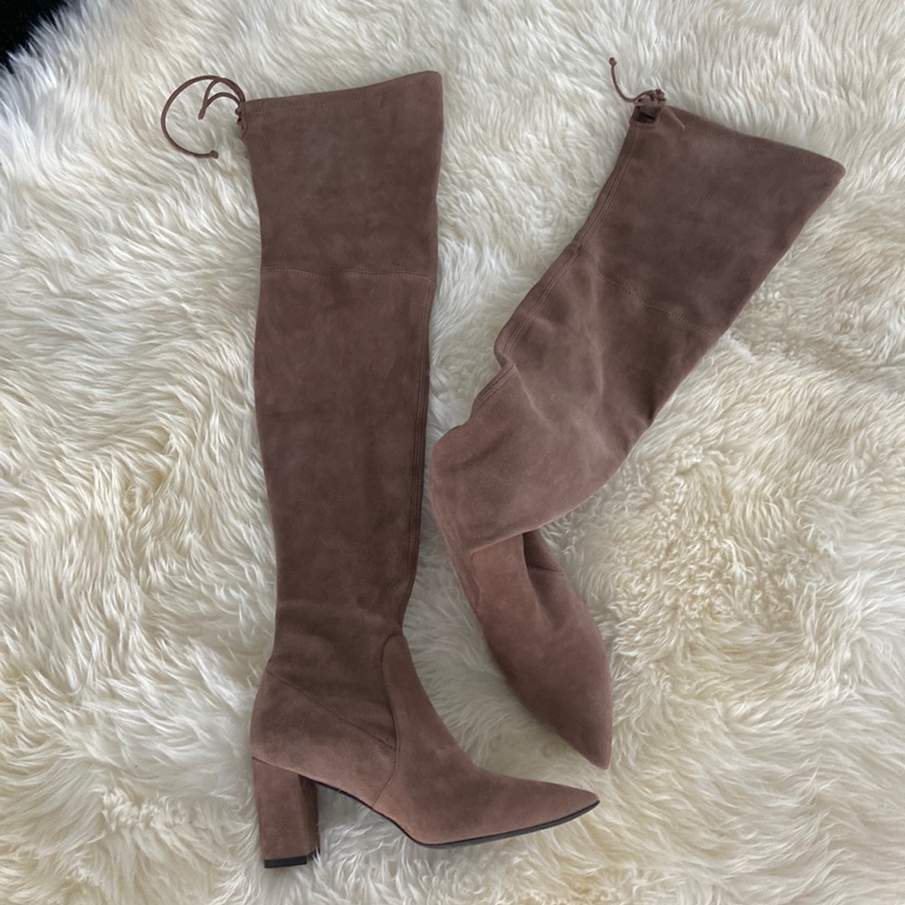 Stuart Weitzman long suede boots